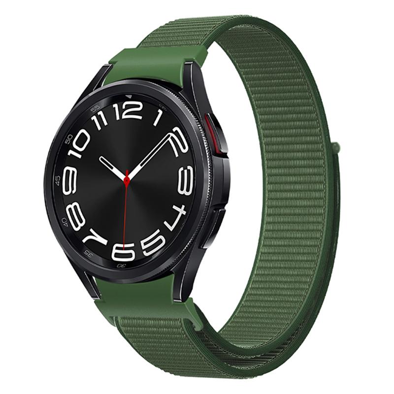 

For Samsung Galaxy Watch FE 40mm/Watch6/Watch6 Classic/Watch 5/Watch 5 Pro Nylon Watch Strap Breathable Smart Watch Band Pink