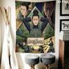 Naruto Wall Tapestry Aesthetic Wall Hanging Printed Fabric Blanket Decorative Tapestries For Bedroom Living Room Home Decor