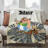 Lehká deka s designem manga Asterixe a Obelixe Pro koleje, zdřímnutí, obývací pokoj, kancelář, pohovku, celoroční