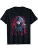 T-shirt z motywem dziewczyny z anime, mangi, cyberpunka, vaporwave