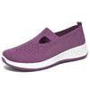 Women's Slip On Sneakers Lightweight Breathable Knit Casual Shoes Spring Walking Shoes Comfortable Lazy Shoes Easy Wear Fashion Footwear