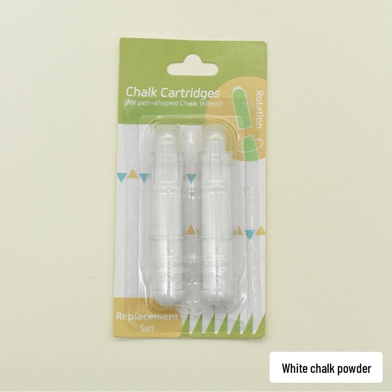 Refillable Chalk Tailoring Pen with Lid - Pen-shaped Fabric Marking Tool