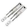 2pcs Silver Drawer Slides Side Mount Telescoping Sliding Rails Mini Heavy Duty Slides  Cabinets