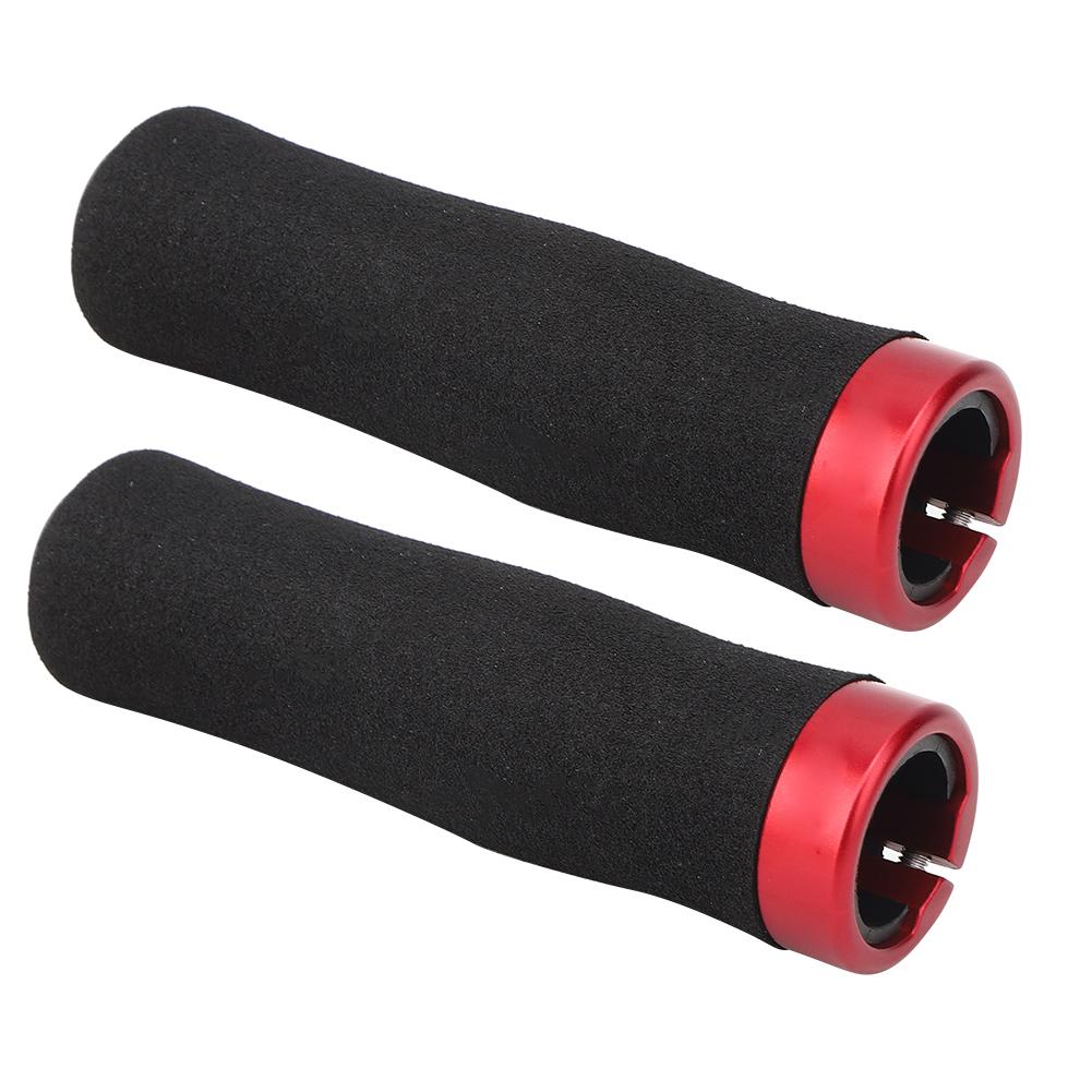 A Pair of High Density Soft Sponge Hard Plastic Mountain Bike Handlebar Cover Lock Grips Cycling Accessory