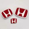 pcdwy7 Car Steering Wheel Emblem H-Sticker For Honda Civic Accord City CRV Jade Fit Odyssey Hybrid Red Black Blue Interior Modification