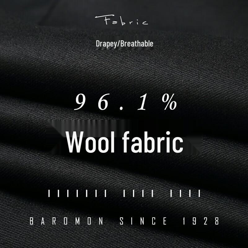 Pelomon Men's Business Casual Wool Trousers