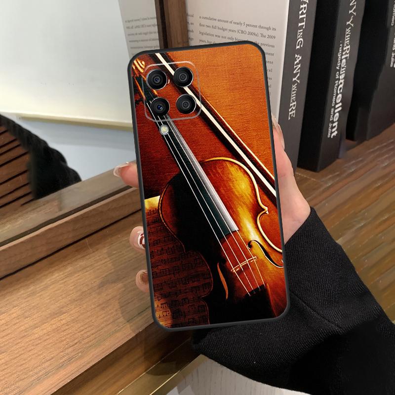 Music Violin Case For Samsung Galaxy M13 M53 M51 M31 M11 M14 M34 M54 M12 M32 M52 M16 M36 M56 M15 M35 M55