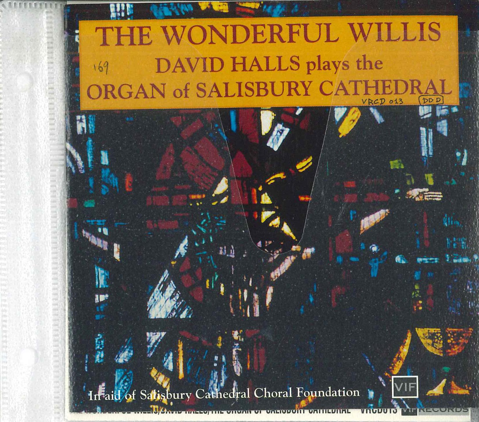 

CD DAVID HALLS - Wonderful Willis VRCD013 VIF RECORDS Japan Classical Used
