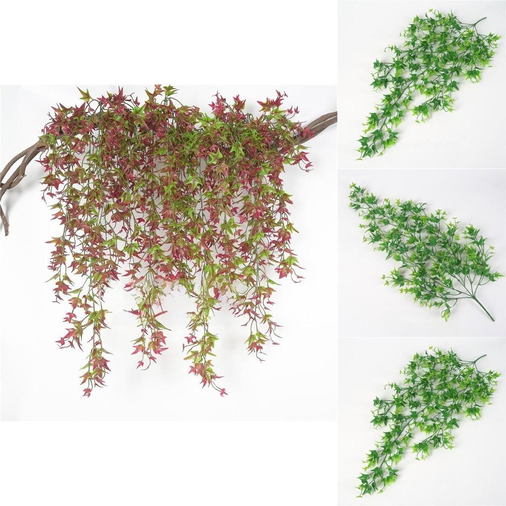Decorative Plastic Plant Wall Panel With Faux Vine For Living Room And Bedroom