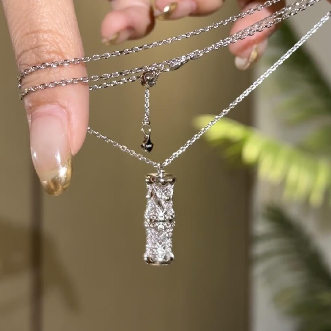 

Ancient Bamboo Necklace Women S Festival Gaosheng Rich Bamboo Collarbone Chain Niche Design Sweater Chain Accessories