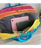 Dopamine Color Block Large Capacity Travel Bag - Short Trip Carry-On & Sports Fitness Bag