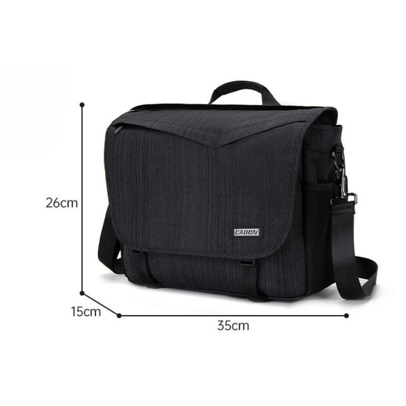 DSLR Camera Bag Daily Casual Briefcase Large Capacity Quick Access Camera Bag Single Shoulder Photography Bag чёрный