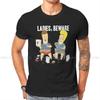 Beavis i Butthead Panie Uwaga Portret Fast Food Koszulka Grunge Męskie Koszulki Letnie Poliestrowe Ubrania Harajuku Koszulka z Okrągłym Dekoltem