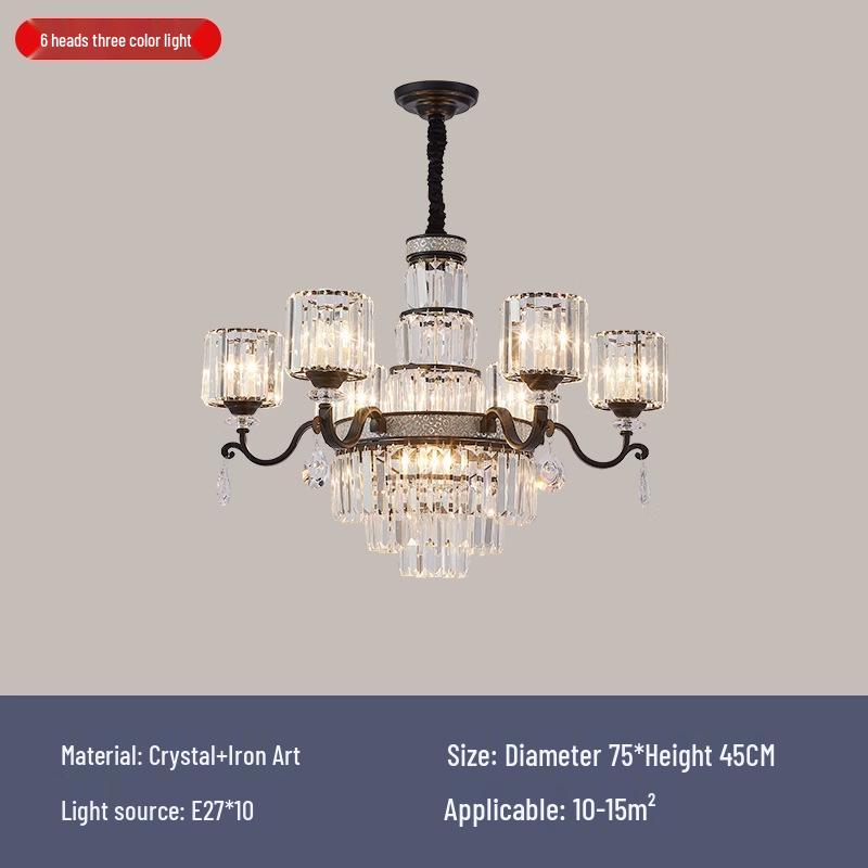 2026 Modern Crystal Chandelier - Luxury Lamp for Living Room, Dining Room, and Bedroom