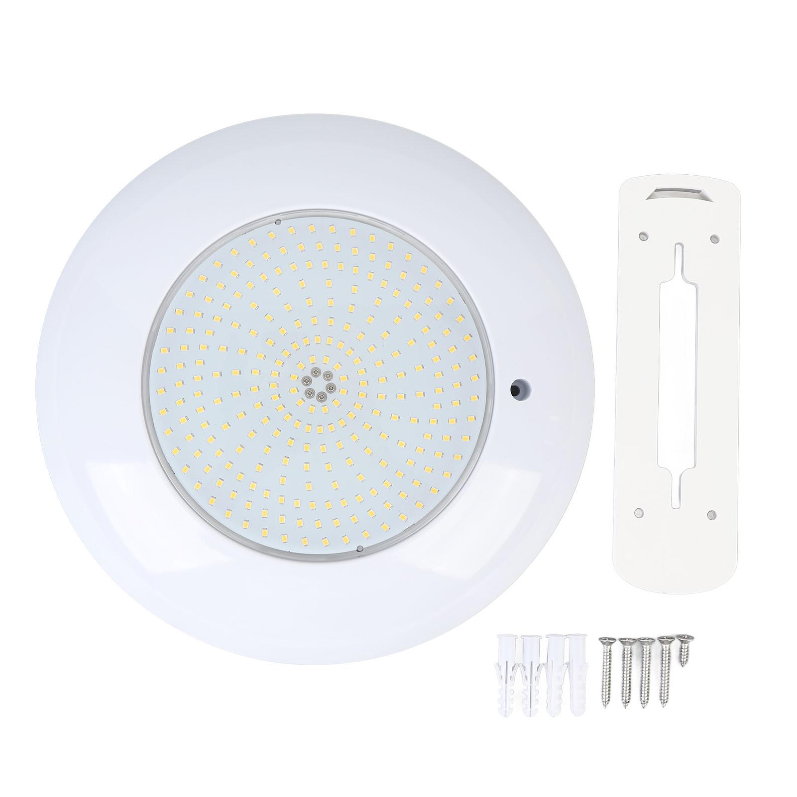 

18 Вт светодиодный светильник для бассейна, подводный светильник для бассейна, переменный ток 12 В, проводной, IP68, водонепроницаемый Warm Light