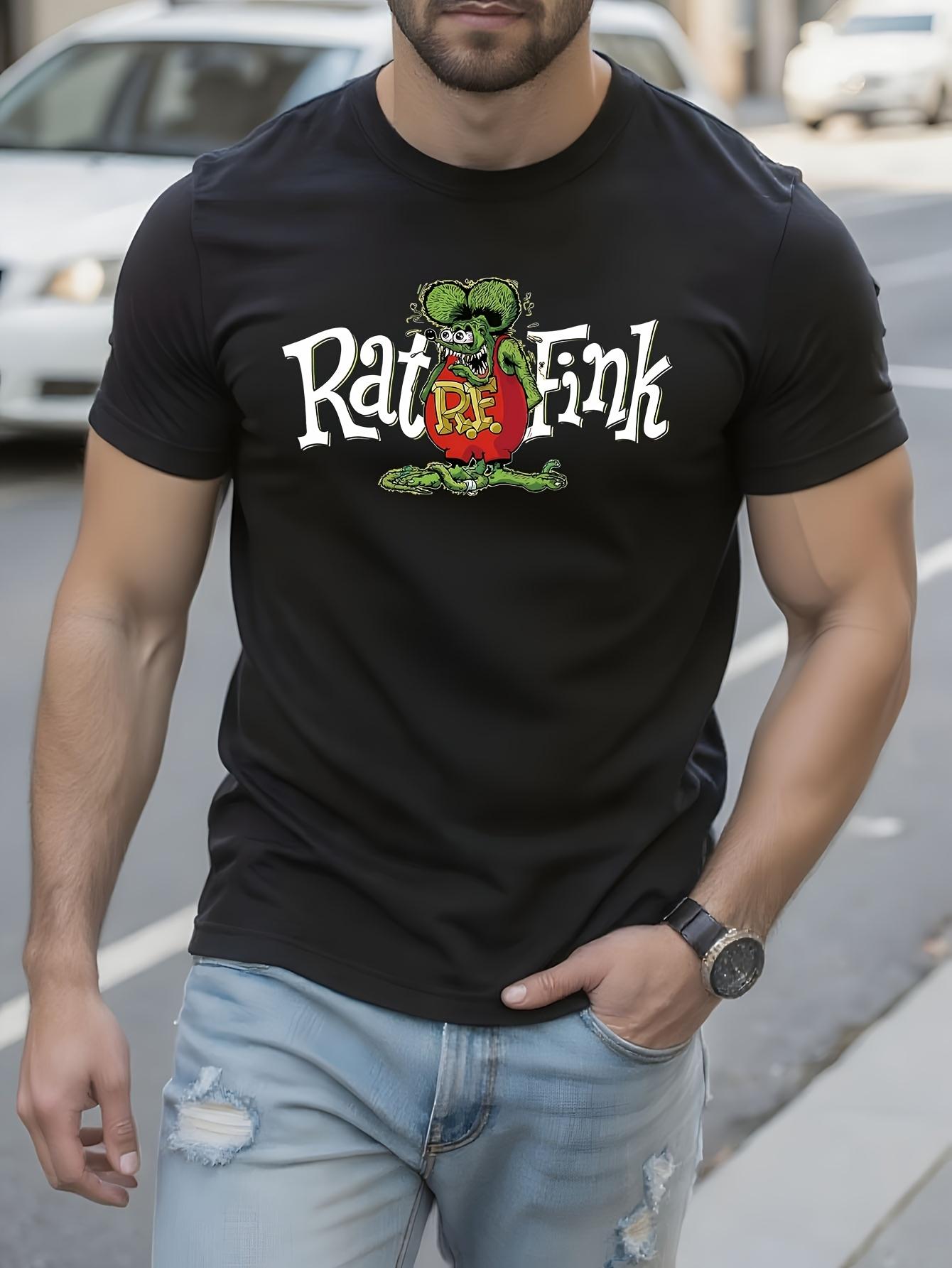 Rat Movie Fink Graphic Tshirt Graphic Tshirt - Black Retr... XXL