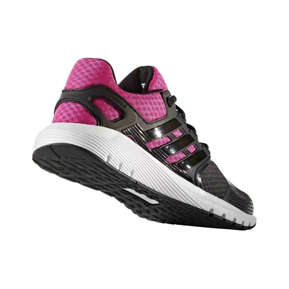 Adidas Duramo Comfortable Shock Absorbing Durable Low Top Running Shoes Women Sneakers Black Purple BB4668