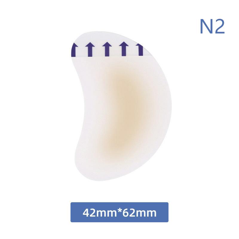 5 Pcs Gel Heel Protector Foot Patches Adhesive Blister Pads Hydrocolloid Heel Liner Shoes Stickers Pain Relief Plaster Foot Care