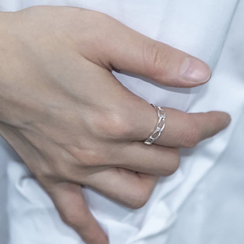 ANOTHER CELL [Reversible Ring] RUSTY CHAIN RING