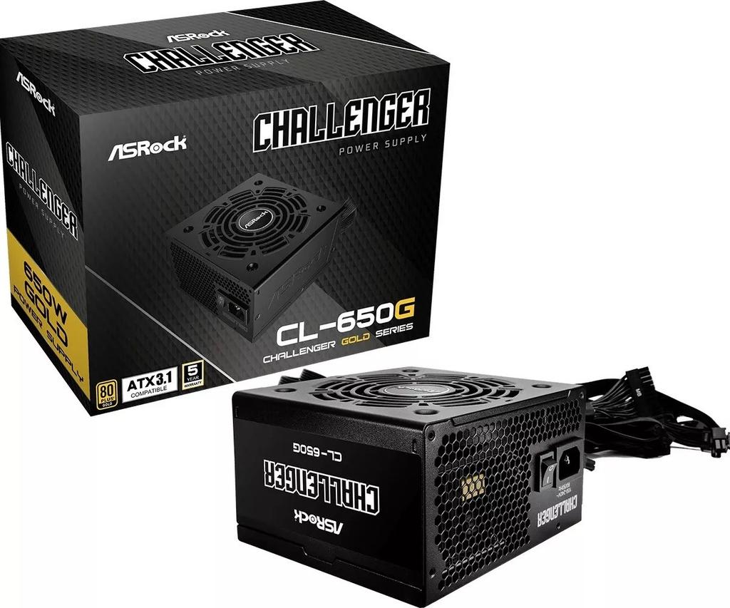 ASRock CHALLENGER 650W 80 Plus Gold Power Supply