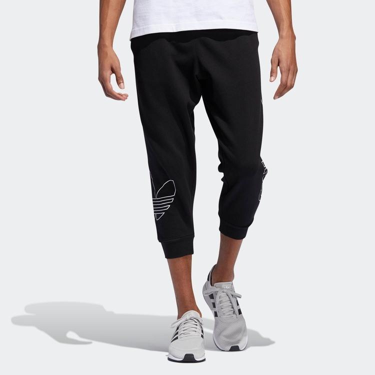 Adidas Originals Trefoil Spirit 3/4 Pants Men Bottoms Black DZ9136