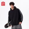 Men's Color Block Heavyweight Hooded Sweatshirt