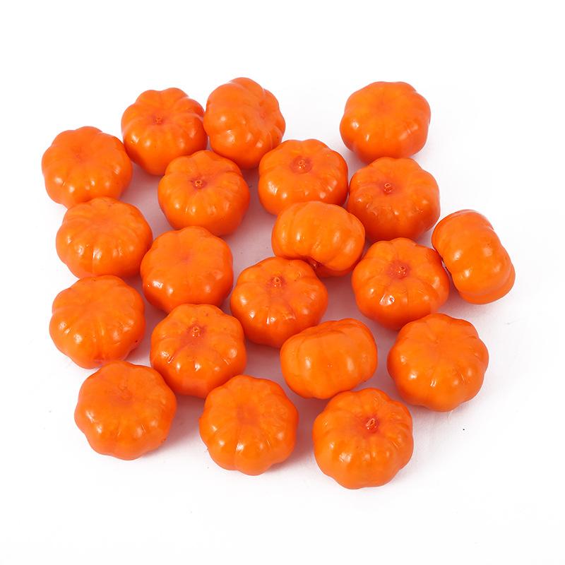 

10/20Pcs Mini Plastics Artificial Pumpkin Simulation Vegetable for Thanksgiving Harvest Autumn Home Dining Table Center Decor 20Pcs тыква