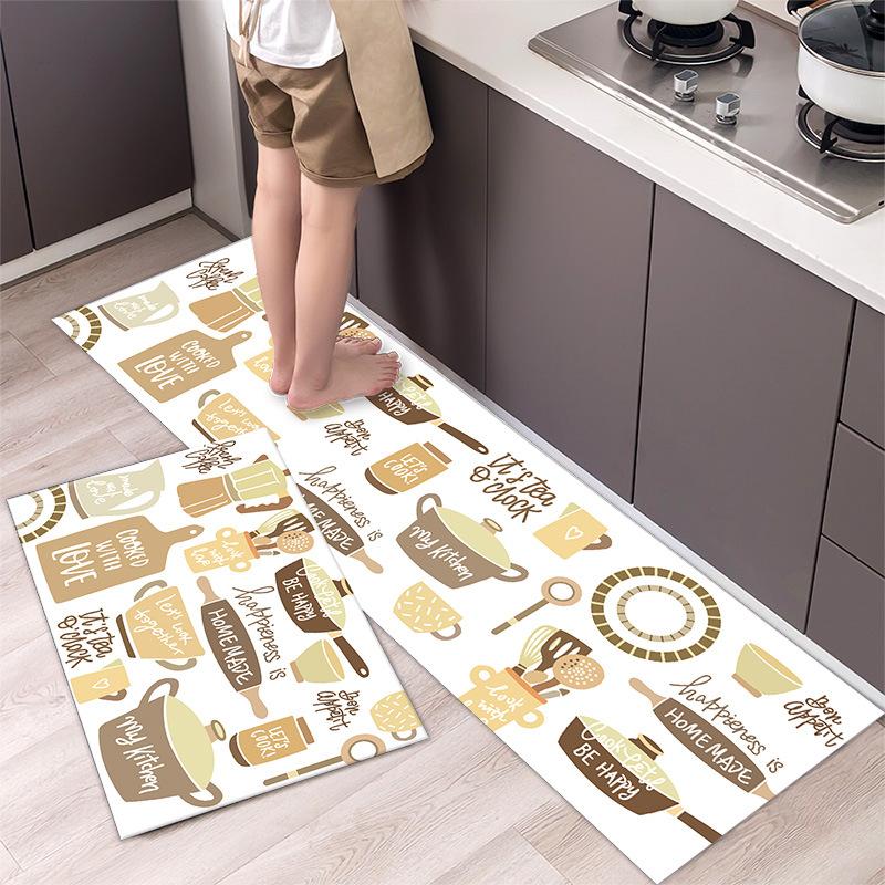 Modern Floor Mats Kitchen Carpets Bathroom Doorways Dirt Resistant Mats Floor Mats