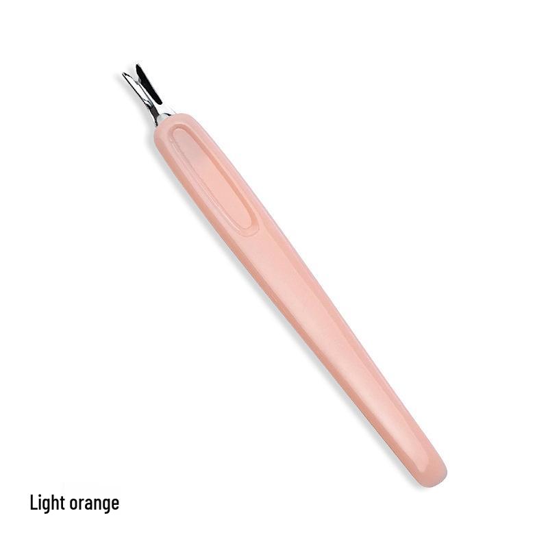 U-Shaped Cuticle Pusher & Fork Manicure Tool Set телесный/розовый