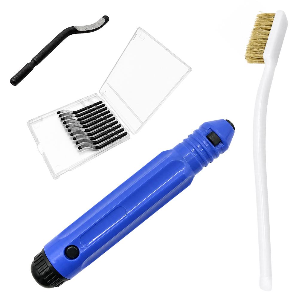 3D Printer Trimming Knife Scraper Kit Filament Model Trimming Device 3D Printer Scraper Knife Tool With 10pcs Deburring Blades