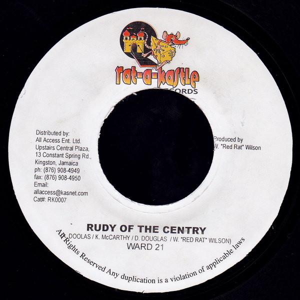 7inch Record DANNY ENGLISH / WARD 21 - Part Tonight / Rudy Of The Centry RKC0007 Rat-A-Kastle Re 2003 Jamaica Reggae, Ska & Dub Used
