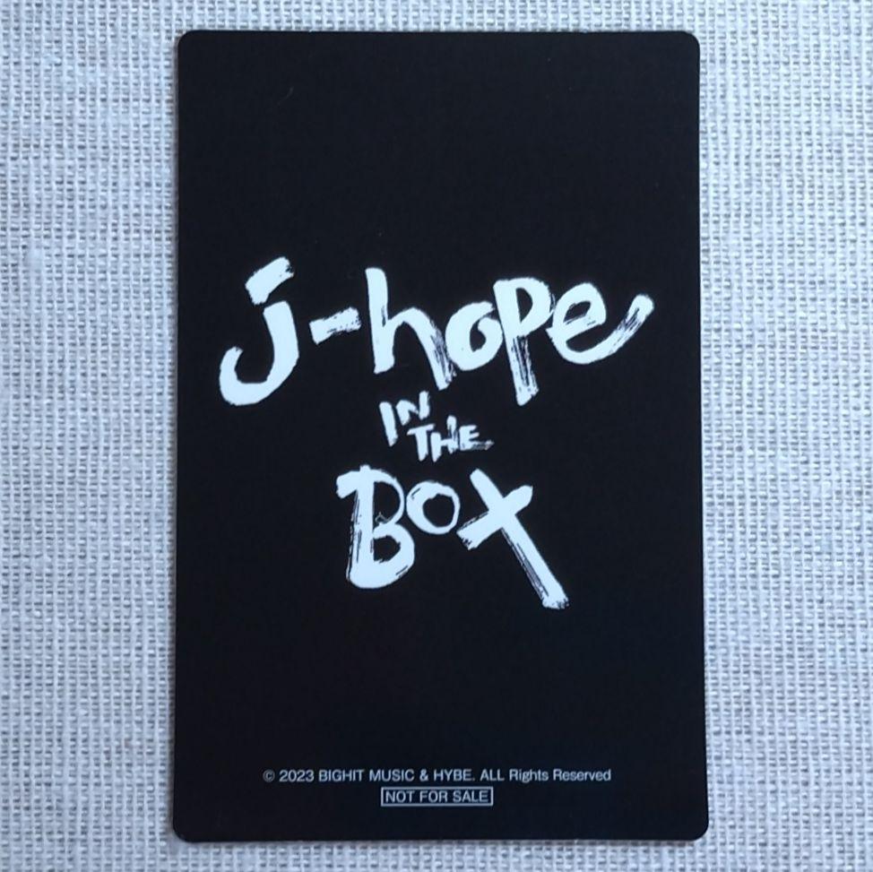[USED] BTS J-HOPE IN THE BOX Visitor Bonus J-HOPE Trading Card