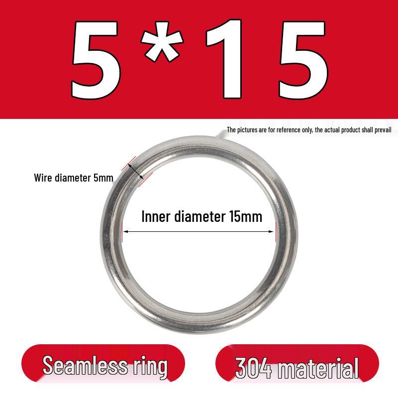 Stainless Steel Seamless O-Ring: Corrosion-Resistant Accessory for Handbags and Pet Gear