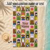 Beach TowelMiffy Custom Name Text Personalized Soft Towel for Beach Pool Indoor Home Decor Gift