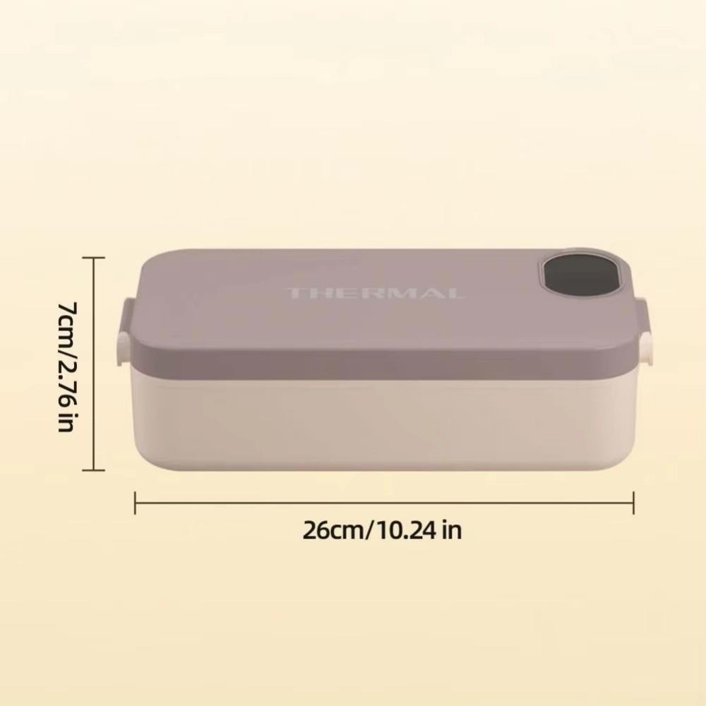 Rechargeable Food Warmer 900ml Capacity Electric Heated Lunch Box Hot Meal Container  Travel