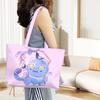 Group One-shoulder Leather Bag Tote Bag One-shoulder Bag PU Large Capacity  Cartoon