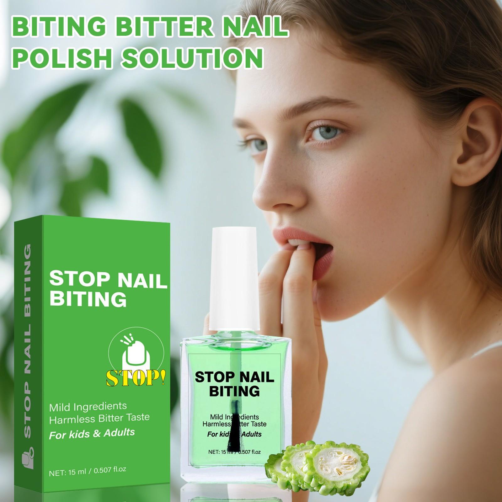 

Children s Nail-biting Liquid Stops Nail-biting Nail Polish. Bitter Nail Water Improves Nail Biting,15ml One Size зелёный