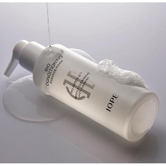 Iope BIO Conditioning Essence Foam Facial Cleanser 180ml | Gentle Makeup Cleansing & Moisturizng For Sensitive Skin, Antioxidant, Daily Exfoliation