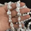 1String, Irregular Pearls, 12×16-13×18mm, White Natural Freshwater Pearl Beads for Jewelry Making DIY Supplies, Women's Craft Gifts 36cm