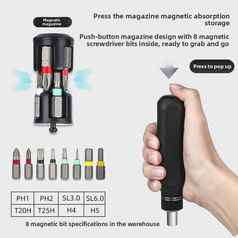 Precision Ratchet Screwdriver Set Magnetic Bit Socket Tool Kit for Phone Laptop Disassembly Home Repair Hand Tool Set