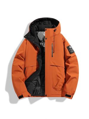 Men's Winter Hooded Graphene-Enhanced Cotton Jacket: Ski Suit and Cold-Protection Coat