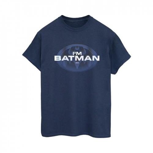 DC Comics Womens/Ladies The Flash I´m Batman Cotton Boyfriend T-Shirt