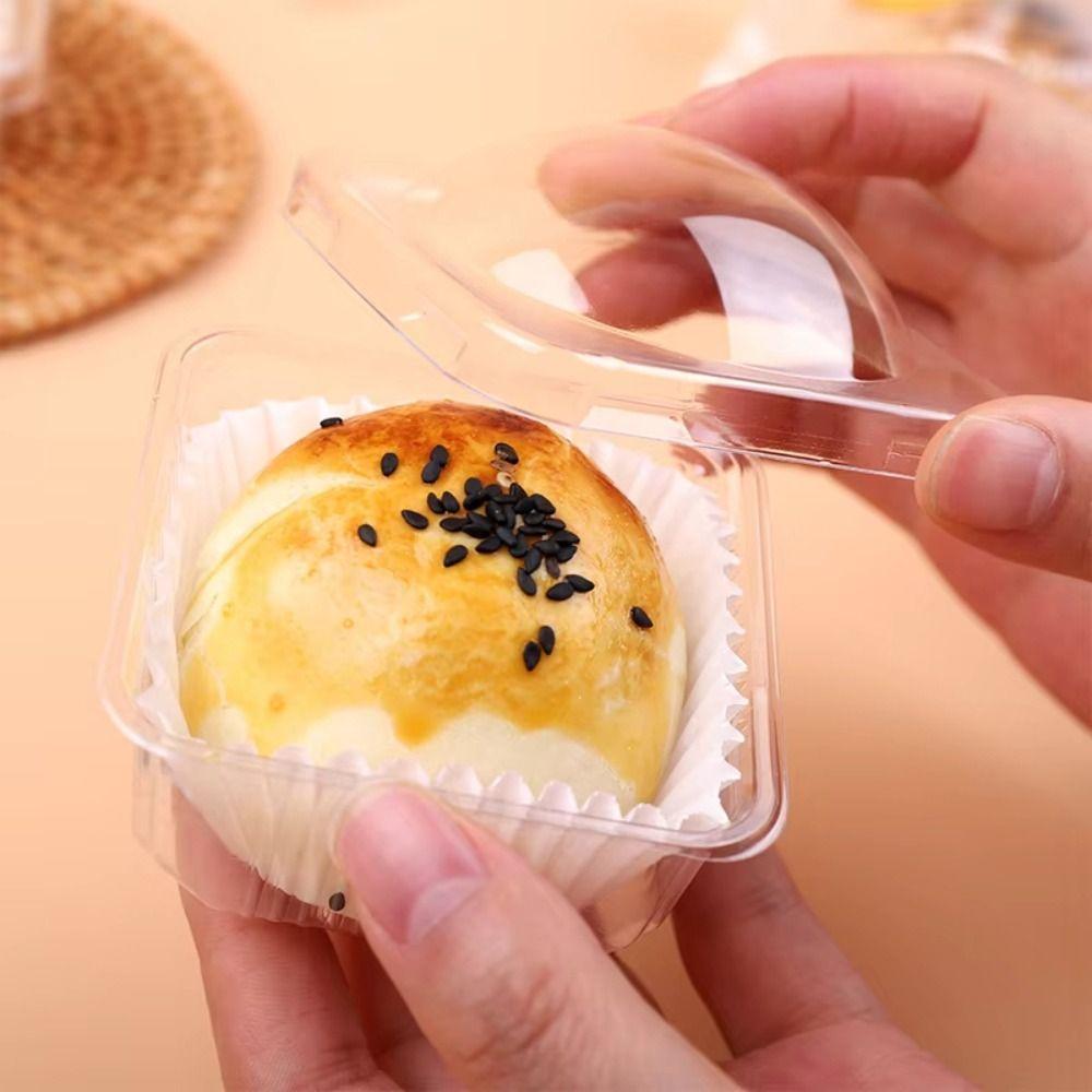 Transparent Pastry Gift Box Plastic Food-grade Materials Cupcake Boxes Dome Exquisite Dessert Baking Decoration Box Wedding