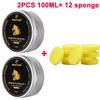 100ML Car Seat Leather Refurbished Wax Leather Shoes Polish Glazing Wax for Leather Renovation, Sofa, Car Seat 1/2PCS