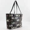 Michael Kors Jet Set Travel Tote Bag 35F1GTVT2L Graphic Logo Black PVC Women Used