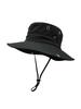Adult Solid Color Bucket Hat UV Protection Wind Resistant Breathable Outdoor Fishing Cycling Sun Hat