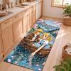 candy candy Customizable name kitchen floor mat easy to clean and wipe down Suitable for kitchens living rooms and entryways—a perfect home decor piec