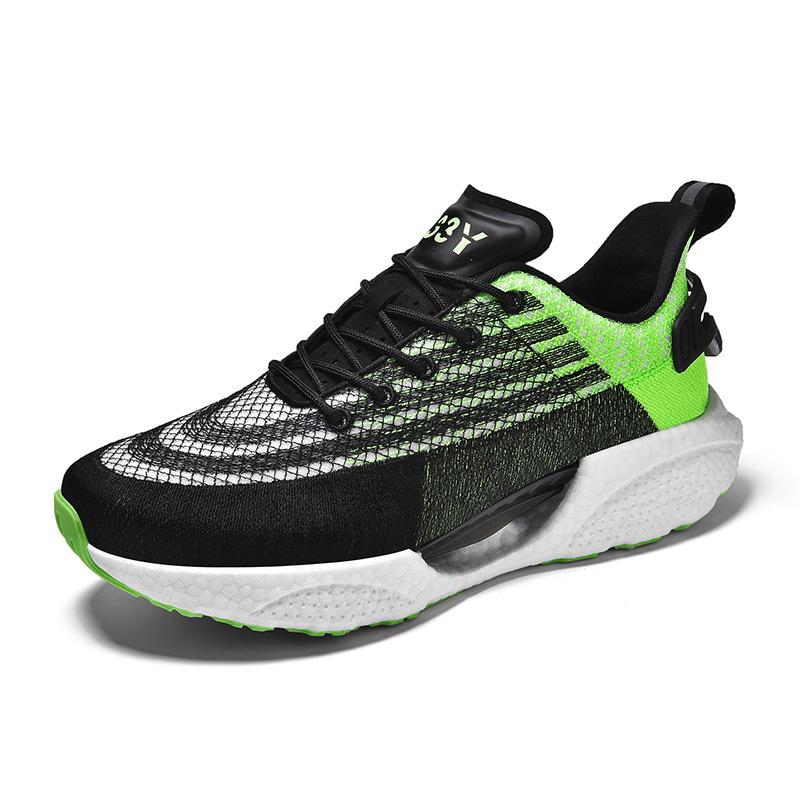 Spring and Autumn Classic Popcorn Trendy Men's Sports Casual Running Shoes Lightweight Large Size Breathable Men's Shoes