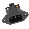 Monosaudio IB70(C) Pure Copper IEC Female Power Socket Panel Mount Plug Power Connector Tailstock 100‑250V