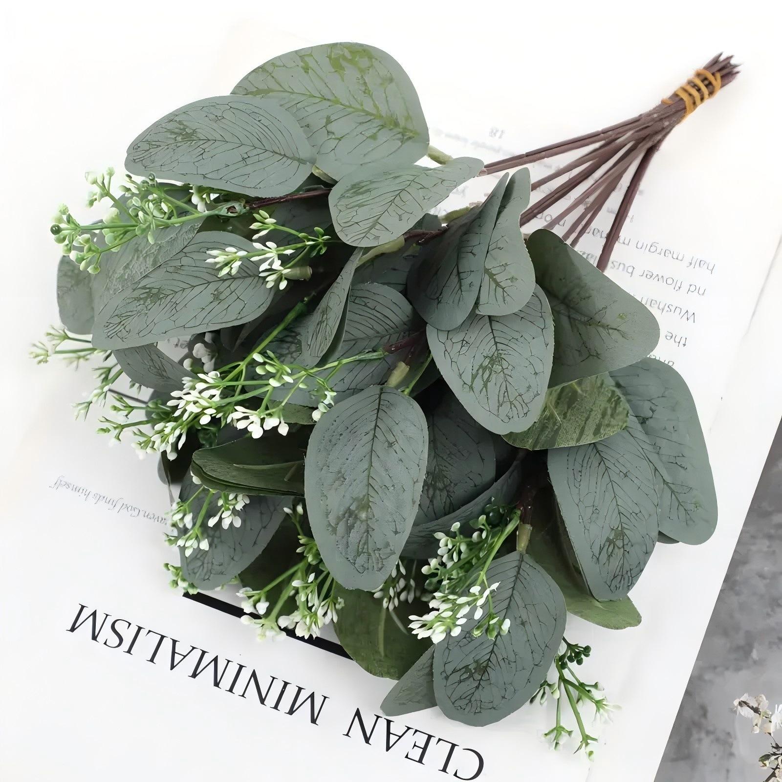 

Имитация листьев эвкалипта, черенки, короткие ветки с фруктами, деньги, листья, сделай сам, одиночная ветка, скандинавские имитации растений по листу